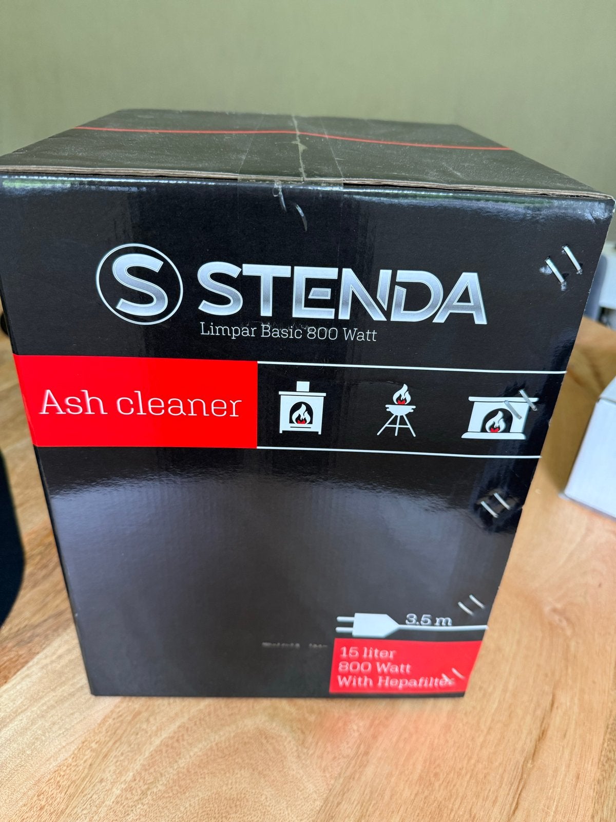 Stenda Limpár Basic 800 Watt Aszuiger met Hepafilter, Ophalen, Overige merken, Nieuw, Industriële stofzuiger