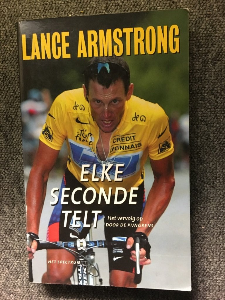 Elke seconde telt ; door Lance Armstrong #Wielersport, Lopen en Fietsen, Ophalen of Verzenden, Zo goed als nieuw, Lance Armstrong