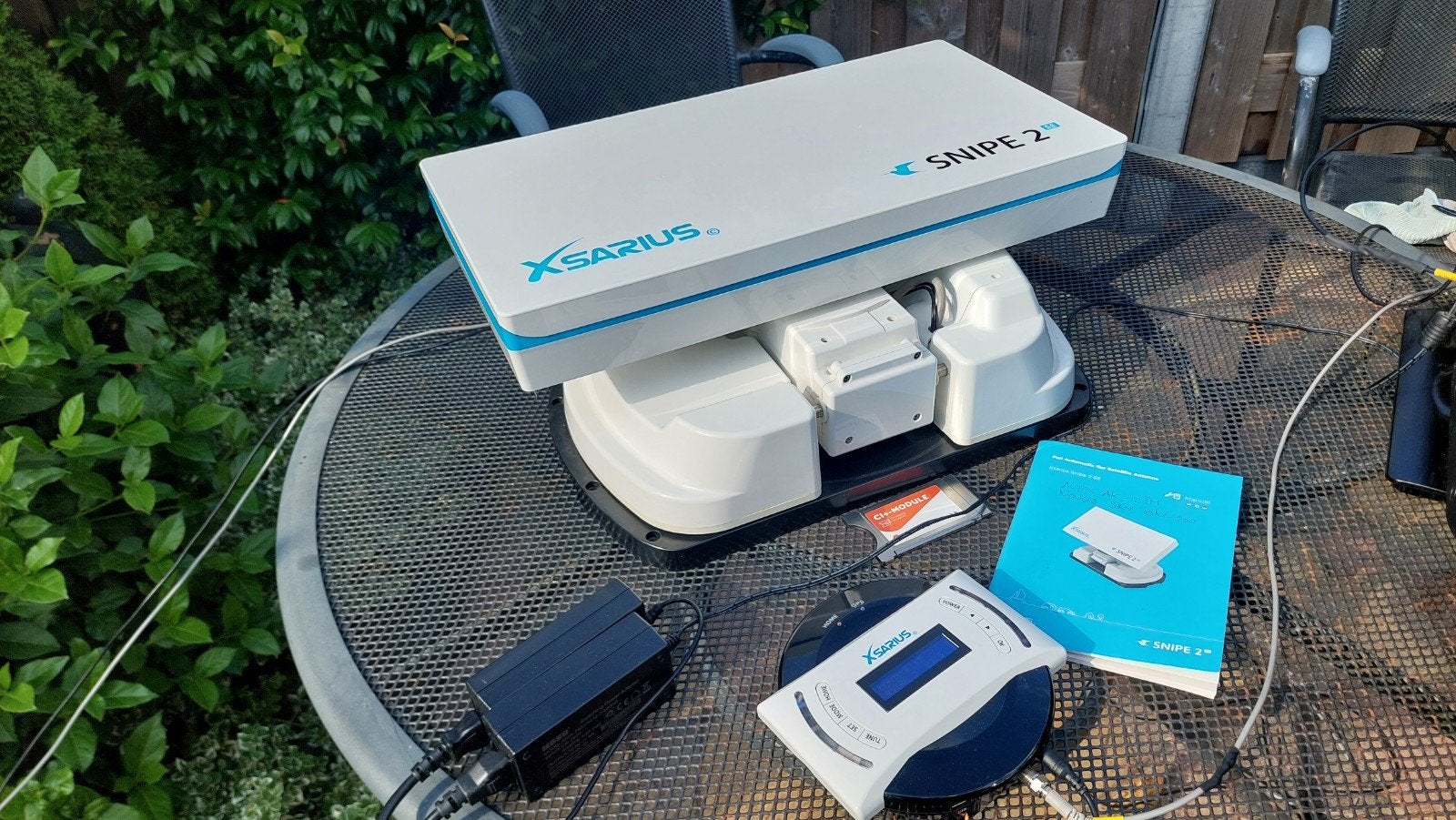 Xsarius Snipe 2 SE automatische sat schotel + CI+ module, Ophalen, Zo goed als nieuw, Overige merken
