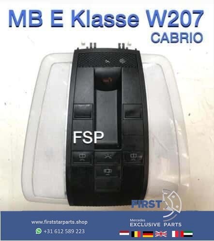 W207 MB E Klasse cabrio interieur licht plafond Sos knop AMG, Auto-onderdelen, Interieur en Bekleding, Gebruikt, -, Ophalen of Verzenden
