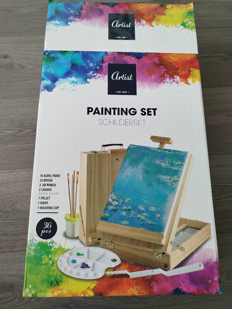 Schilderset acryl verf / painting set acrylic paint, Hobby en Vrije tijd, Schilderen, Ophalen of Verzenden, Nieuw, Acrylverf