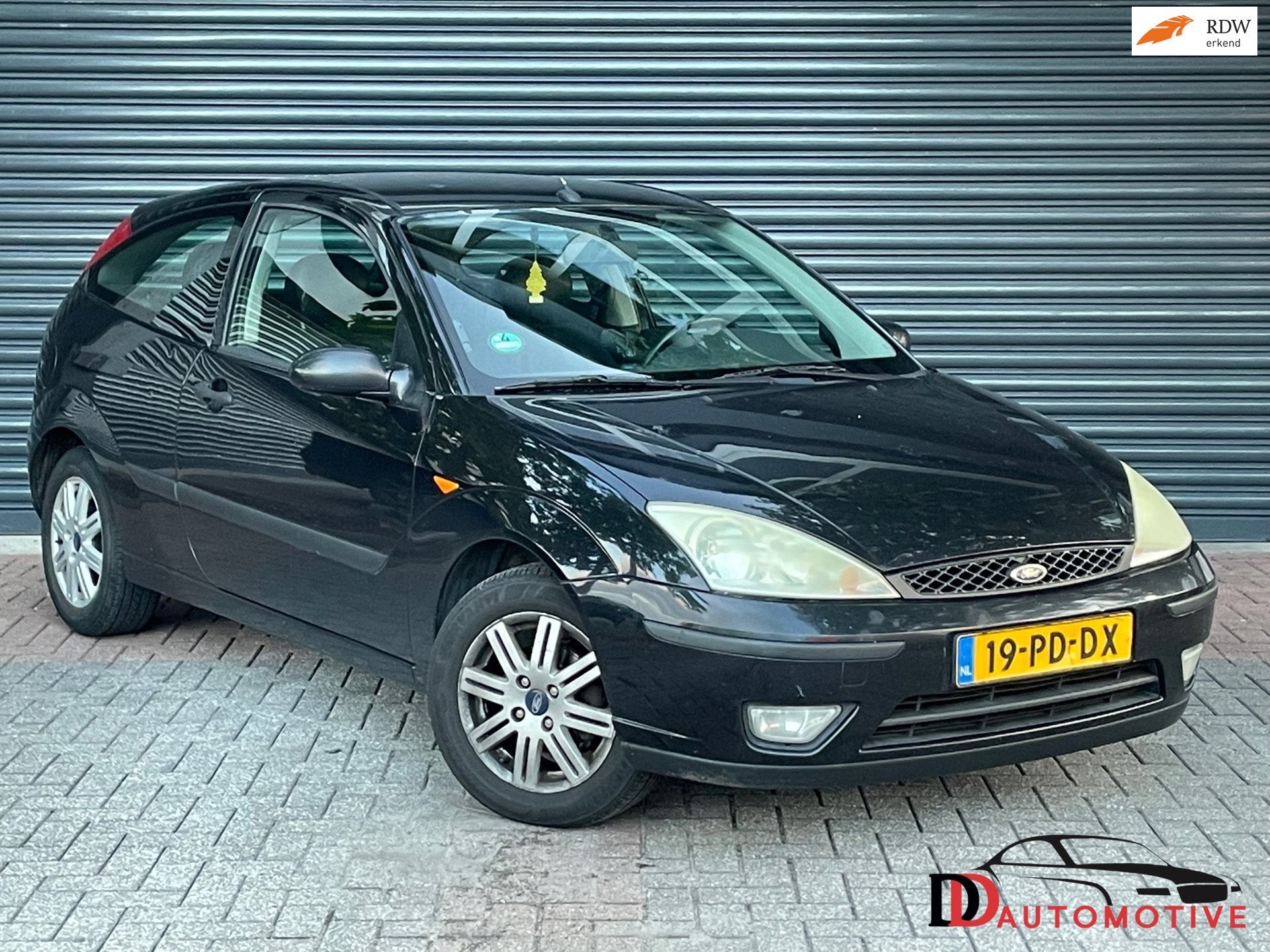 Ford Focus 1.6-16V Futura Leder | Airco | Elektr ramen | Rij, 1596 cc, Zwart, 4 cilinders, Handgeschakeld