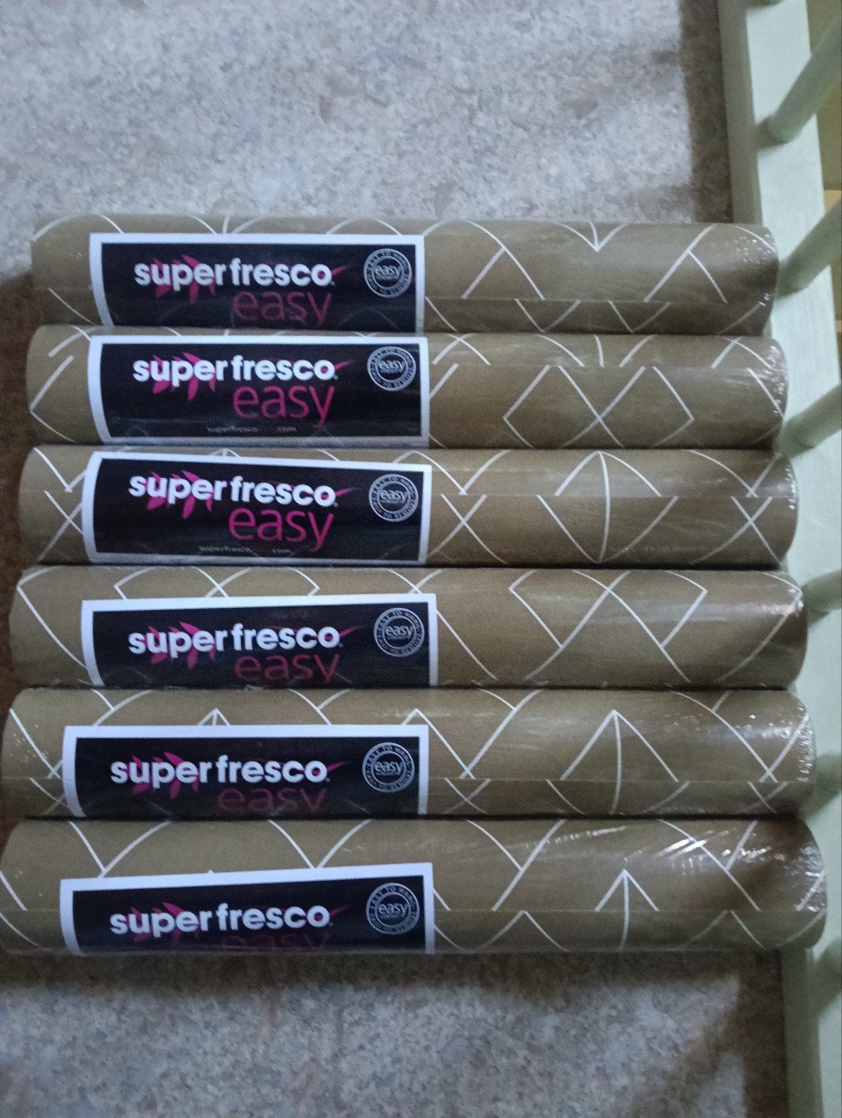 Super Fresco Easy Behangrollen - Modern Geometrisch Patroon, Overige merken, Geometrisch, Modern, Ophalen of Verzenden
