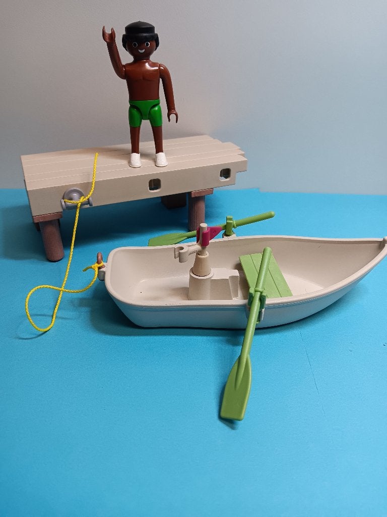 Playmobil Roei boot, Poppetjes Onderdelen  per stuk 3,95, Verzenden, Zo goed als nieuw, Complete set