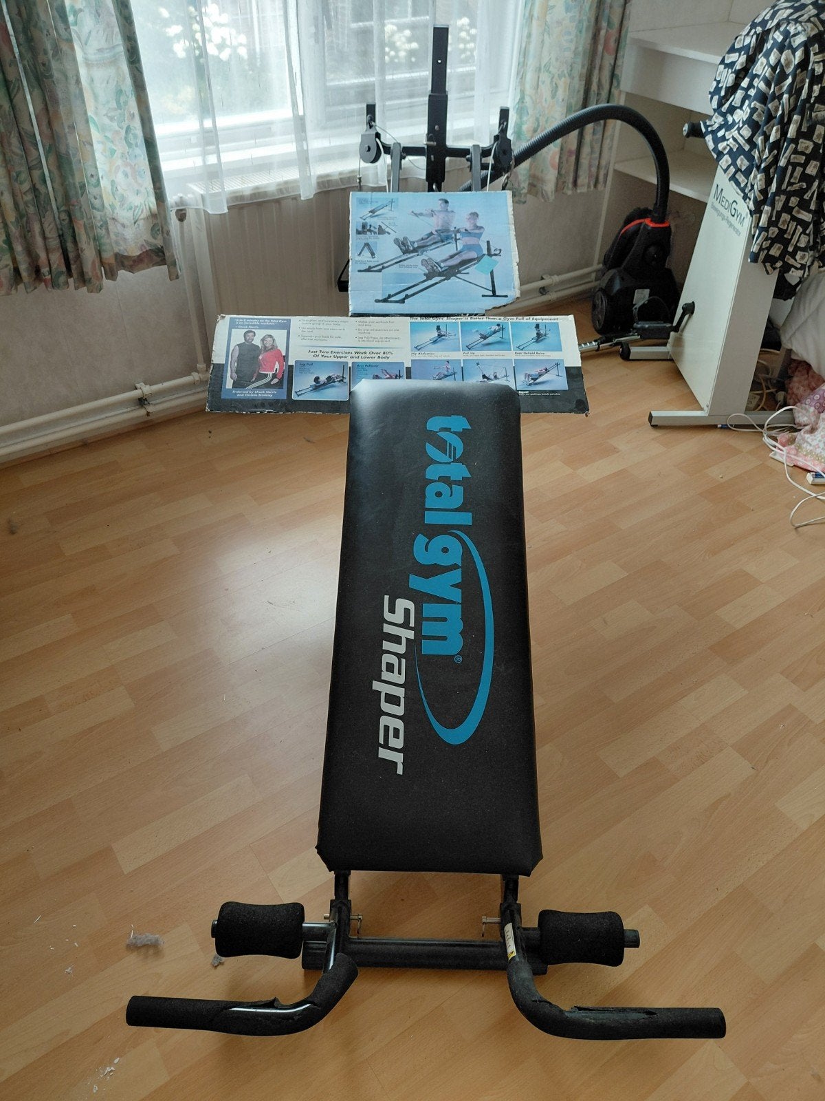 fitnessbank, Sport en Fitness, Fitnessapparatuur, Ophalen, Gebruikt, Trilplaat