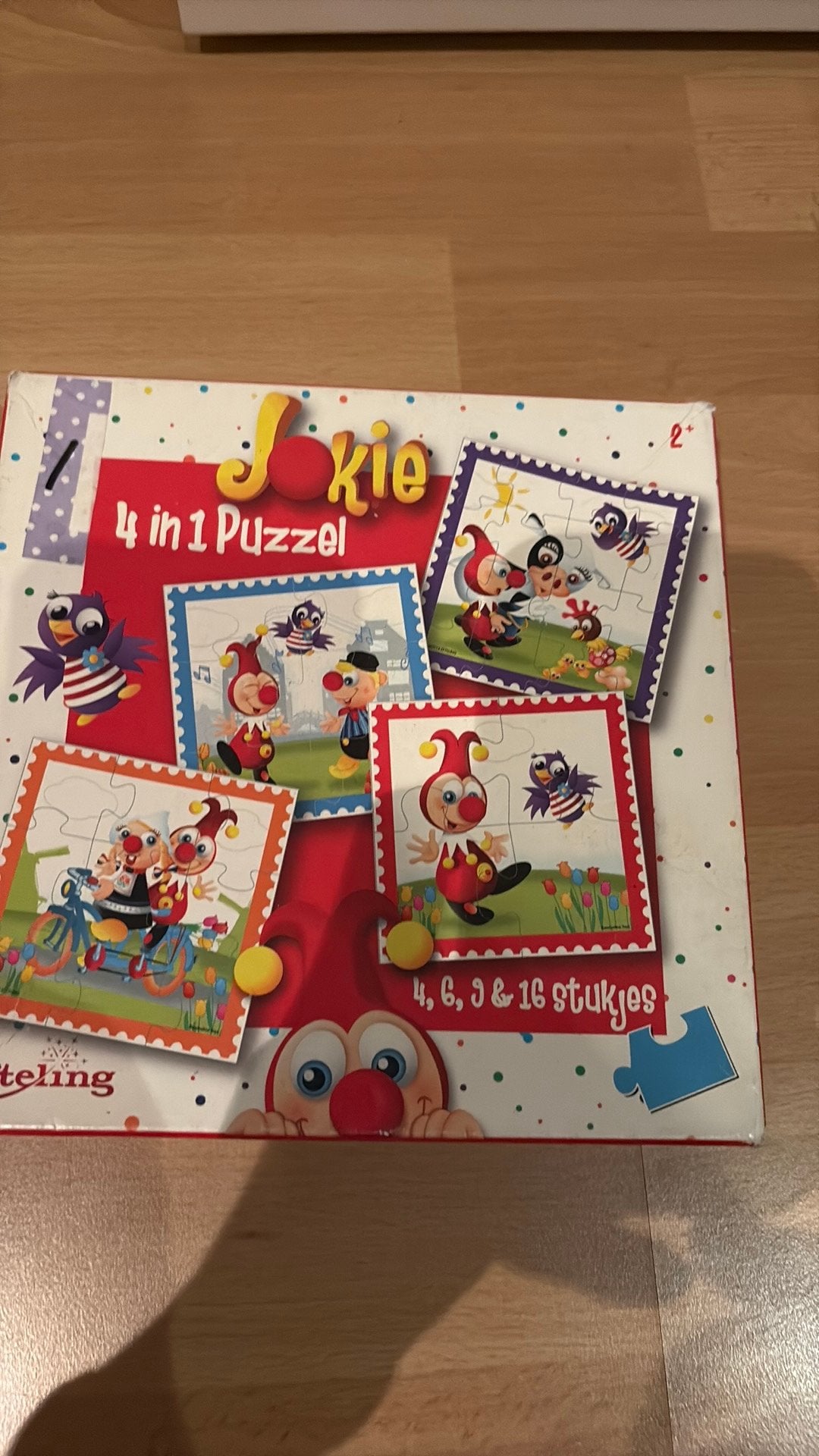 Jokie Efteling 4 in 1 puzzel, Kinderen en Baby's, Ophalen, 10 tot 50 stukjes, Gebruikt, 2 tot 4 jaar