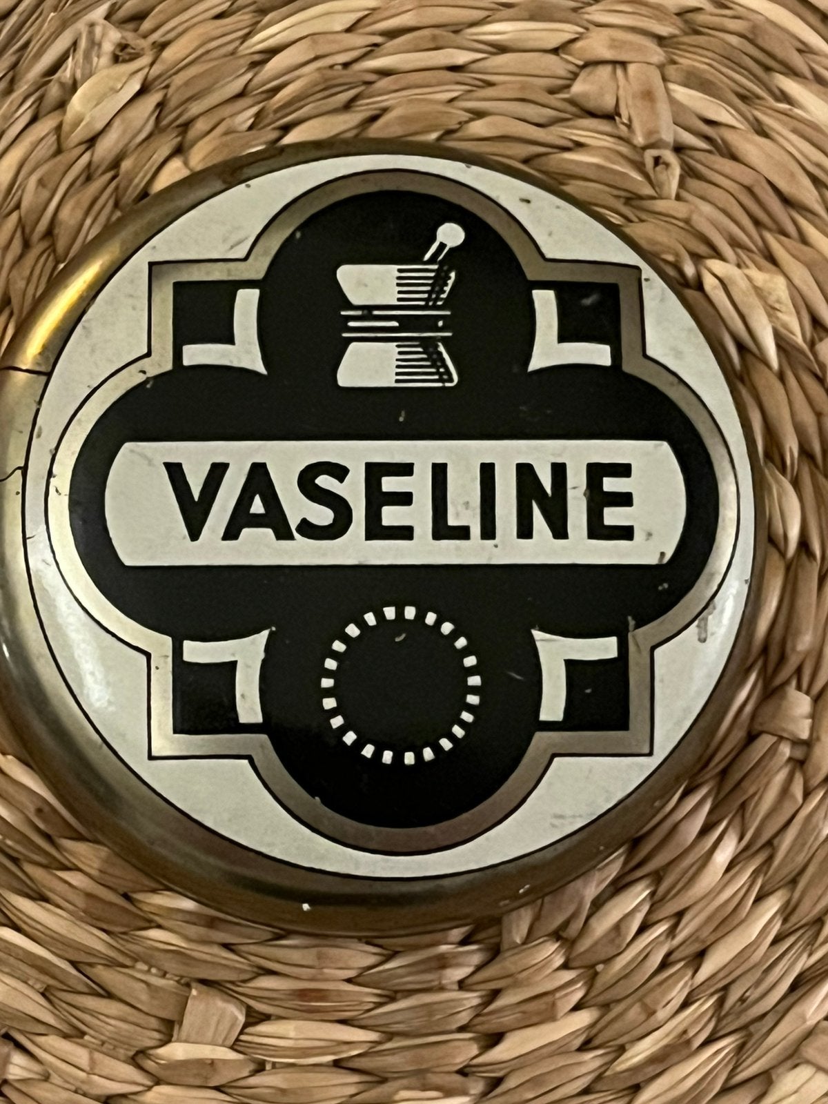 Vintage VASELINE -blikje jaren 30, Antiek en Kunst, Ophalen of Verzenden