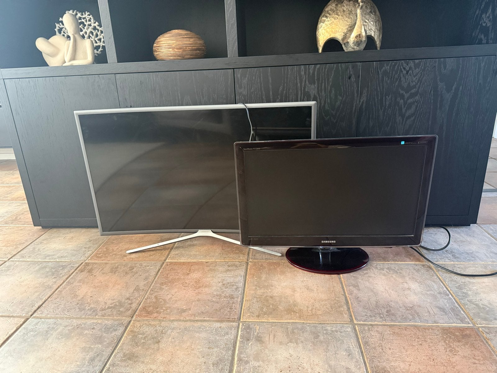 2 Samsung TV's: P2770HD & UE40K6370SSXXN, Ophalen, 50 Hz, Samsung, 100 cm of meer