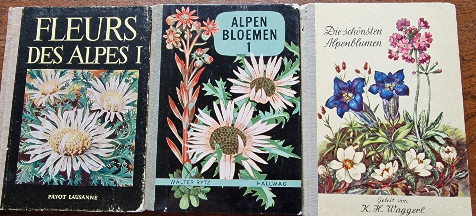 Alpenbloemen Boeken - Fleurs des Alpes & Alpen Bloemen, Boeken, Ophalen of Verzenden, Gelezen, Bloemen, Planten en Bomen, Walter Rytz, K.H. Waggerl
