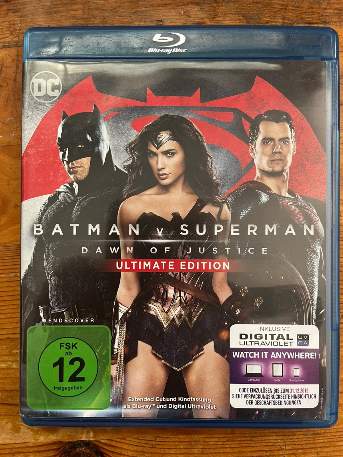 Batman v Superman, Cd's en Dvd's, Blu-ray, Ophalen of Verzenden, Zo goed als nieuw, Actie