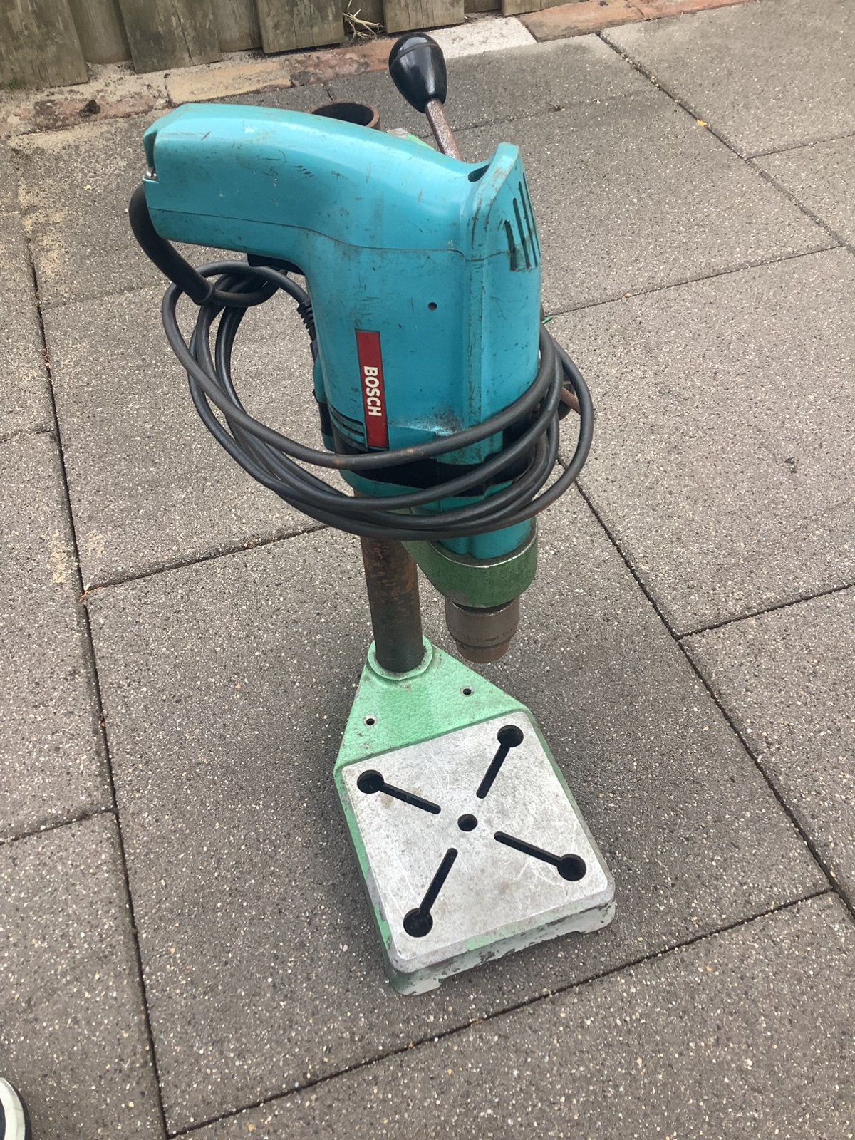 Boormachine in standaard, Ophalen, Gebruikt, Bosch