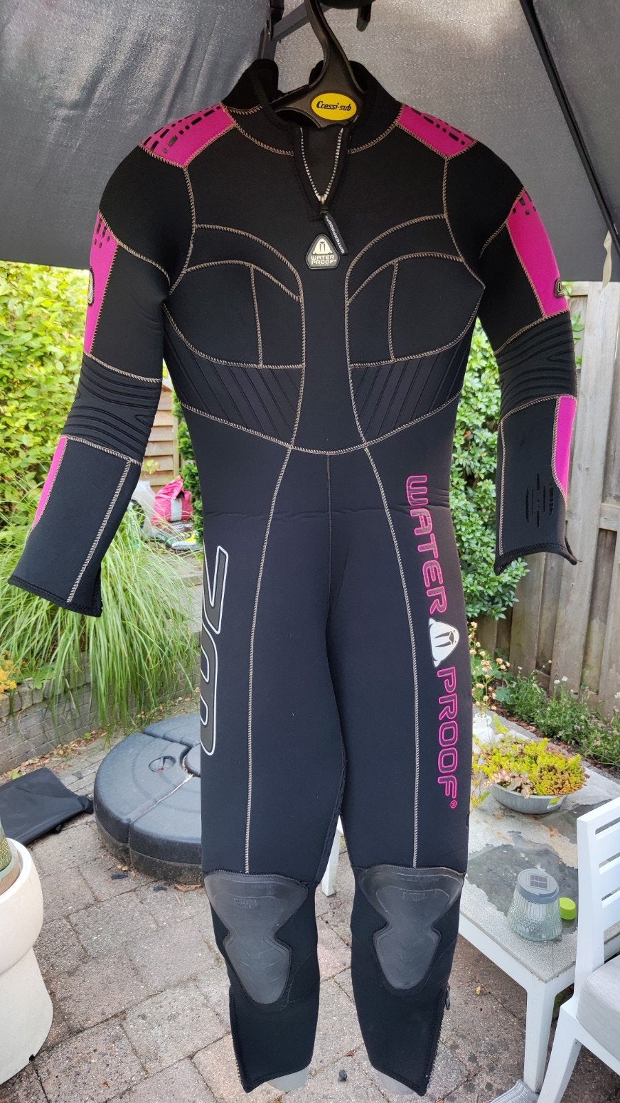 Waterproof W2 7mm dames wetsuit duikpak ML/t, Ophalen, Zo goed als nieuw, Duikpak