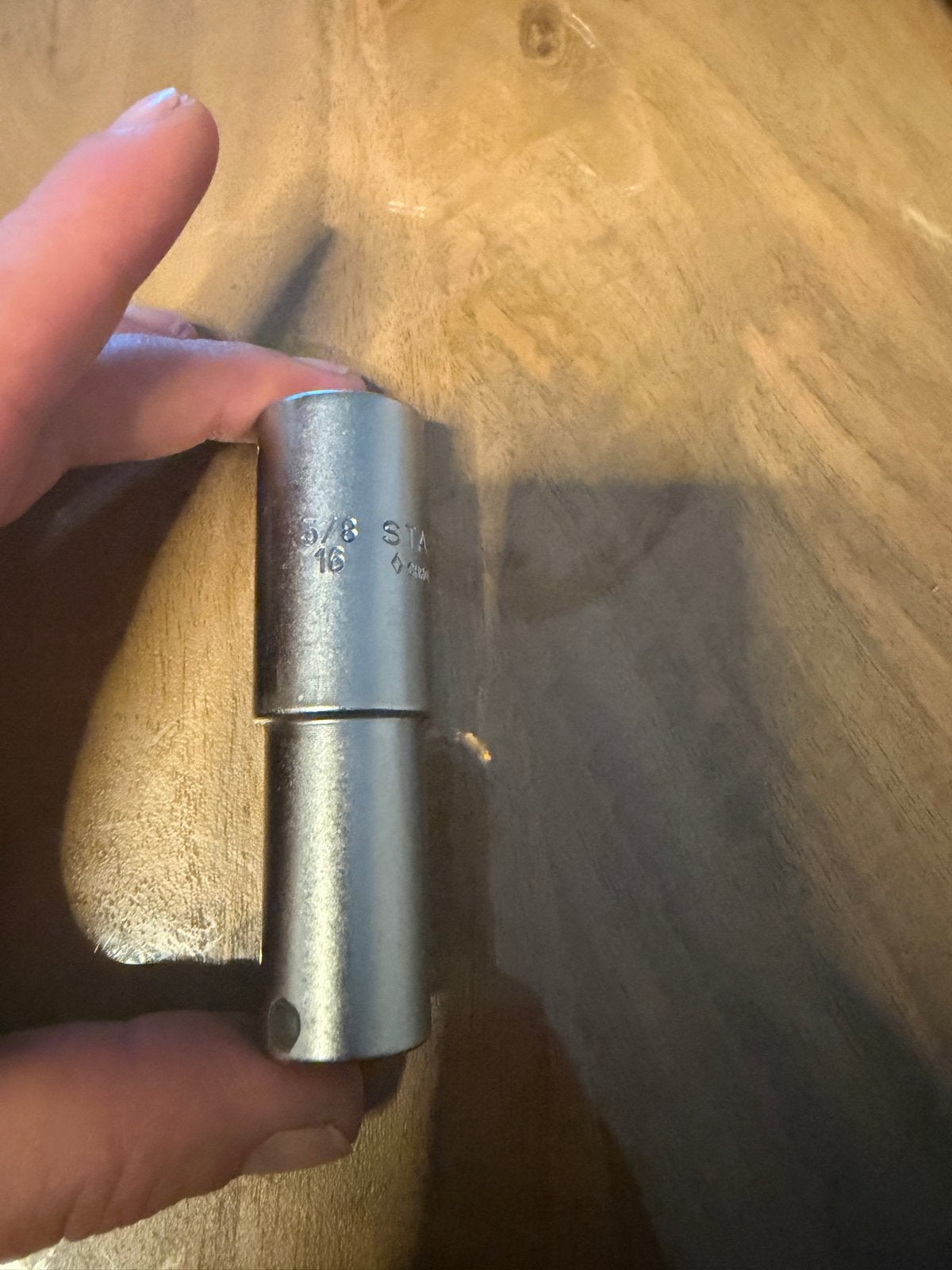 Stahlwille Boegiedop 16mm 3/8 - Zware Kwaliteit, Ophalen of Verzenden, Gebruikt, Sleutel/ratel, Overige merken