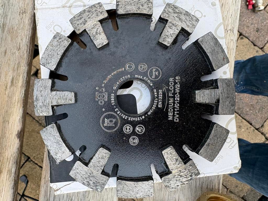 Vloerverwarming schijven flooriq  voor freesmachine