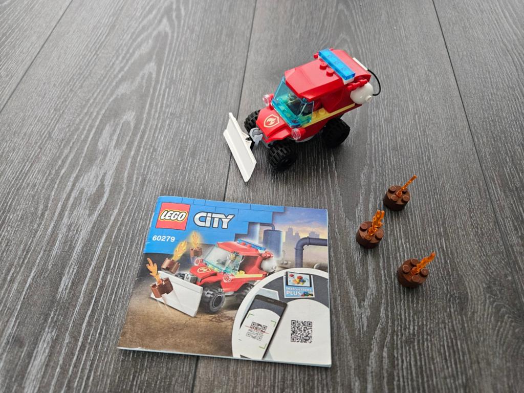 Lego City 60279 Brandweerwagen met Ploeg, Ophalen, City, Lego, Compleet