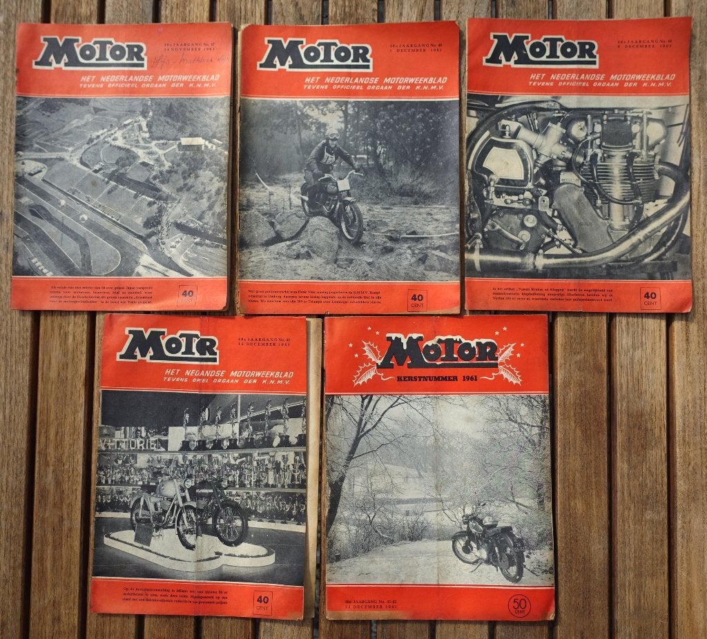 Motor - het Nederlandse motor weekblad - jaargang 1961, Boeken, Ophalen of Verzenden, Gelezen, Overige typen