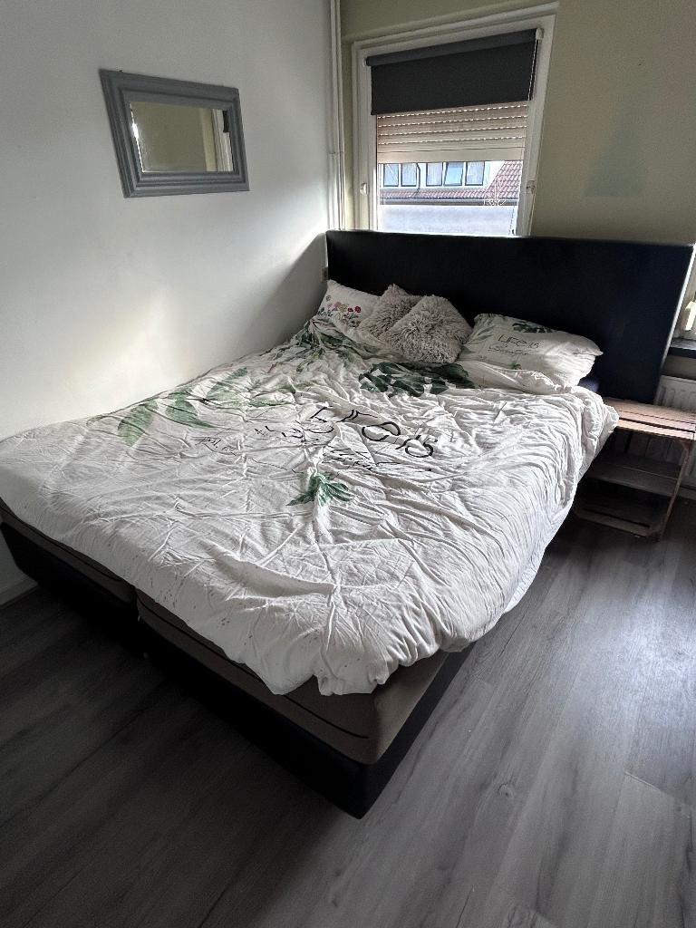 Boxspring te koop, Ophalen, Gebruikt, 140 cm, 200 cm