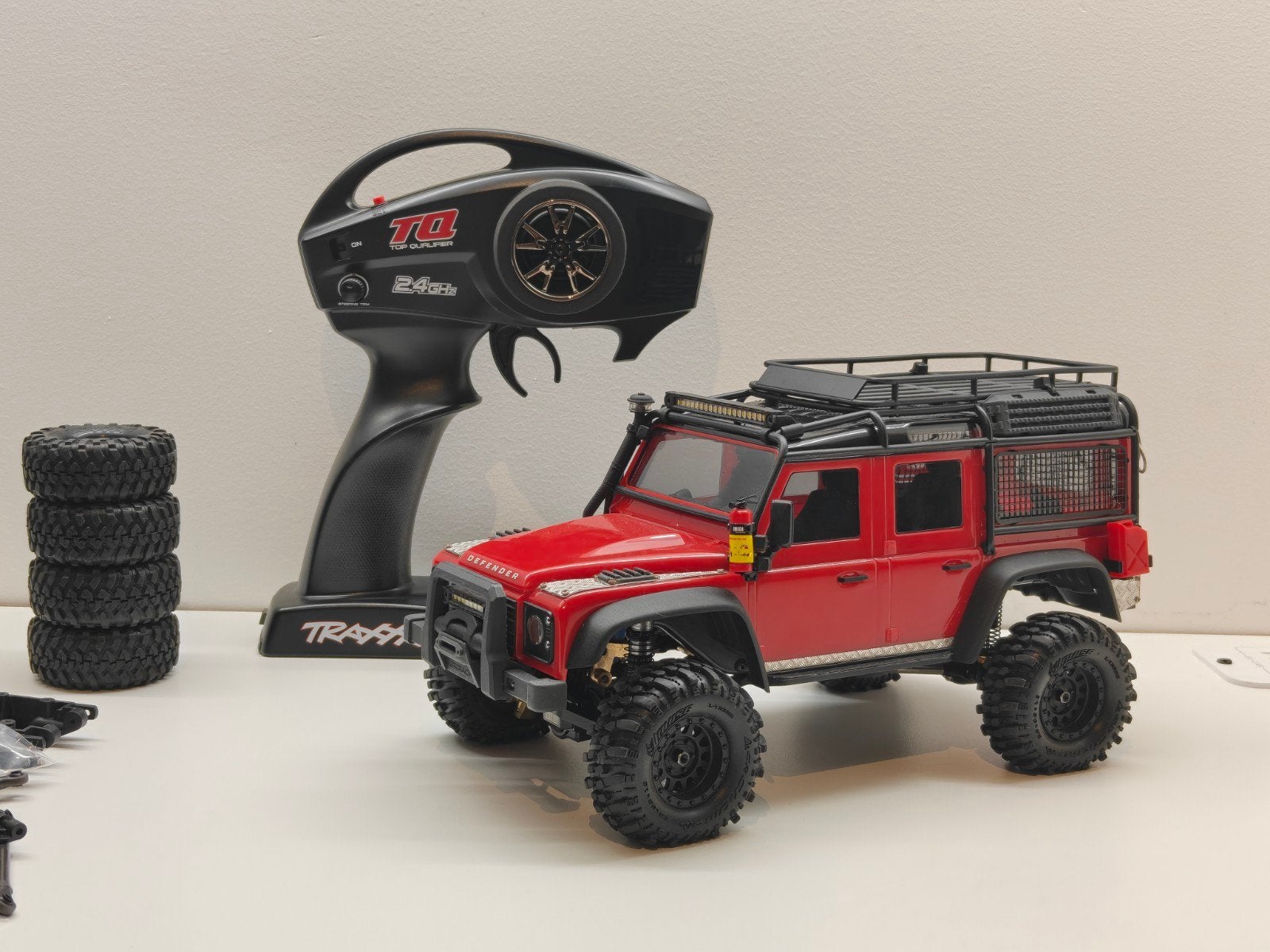 Traxxas TRX-4M Defender RC Crawler met veel upgrades, Hobby en Vrije tijd, Auto offroad, Zo goed als nieuw, Overige schalen, Ophalen