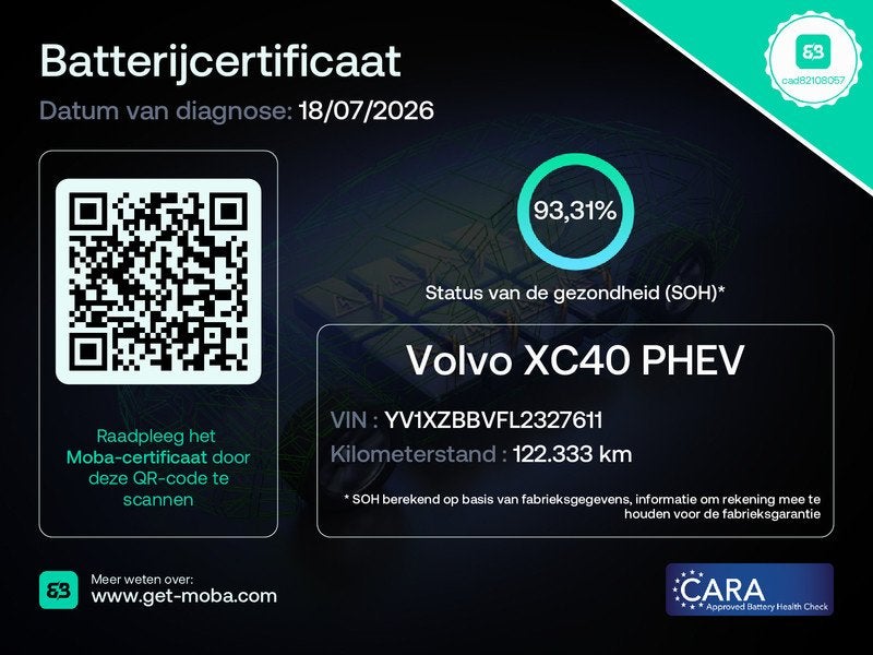 Volvo XC40 1.5 T5 Twin Engine Momentum Pro|Navi|Ecc|Lmv|Pdc|, Euro 6, 1712 kg, Leder en Stof, Bedrijf