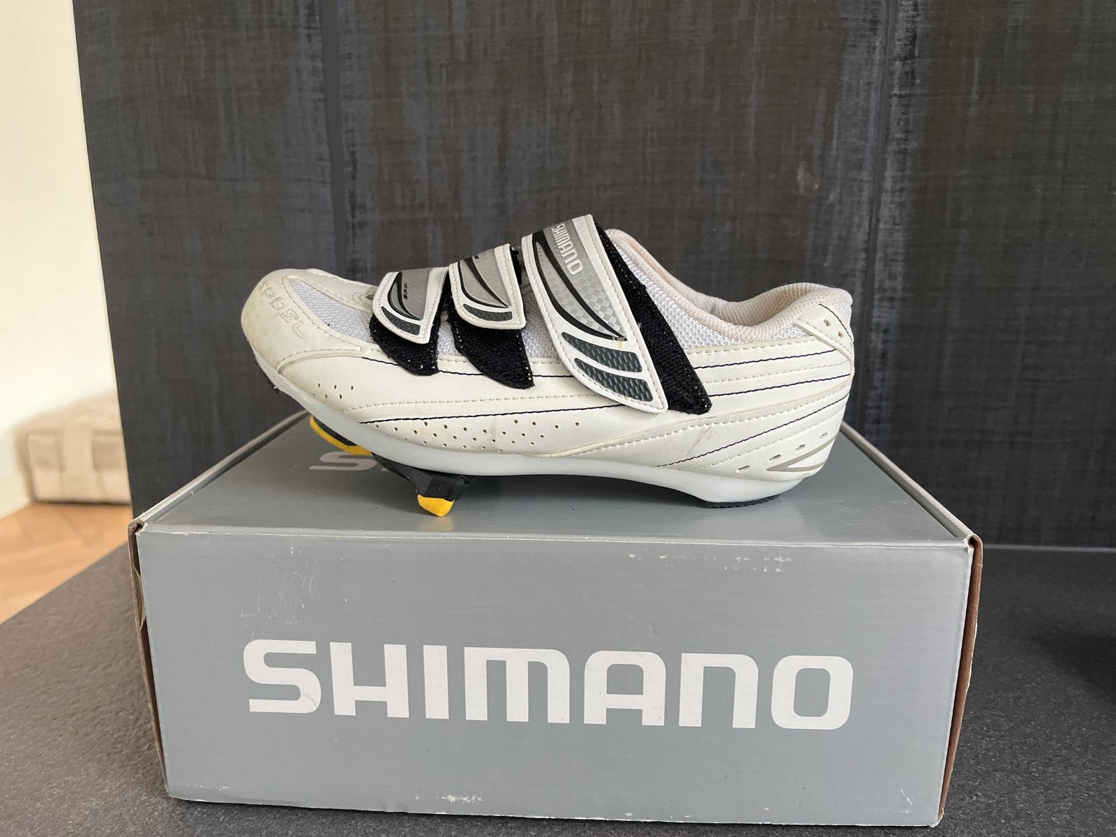 Dames Shimano wielrenschoenen met klikplaatjes maat 37, Ophalen of Verzenden, Gebruikt, Kleding