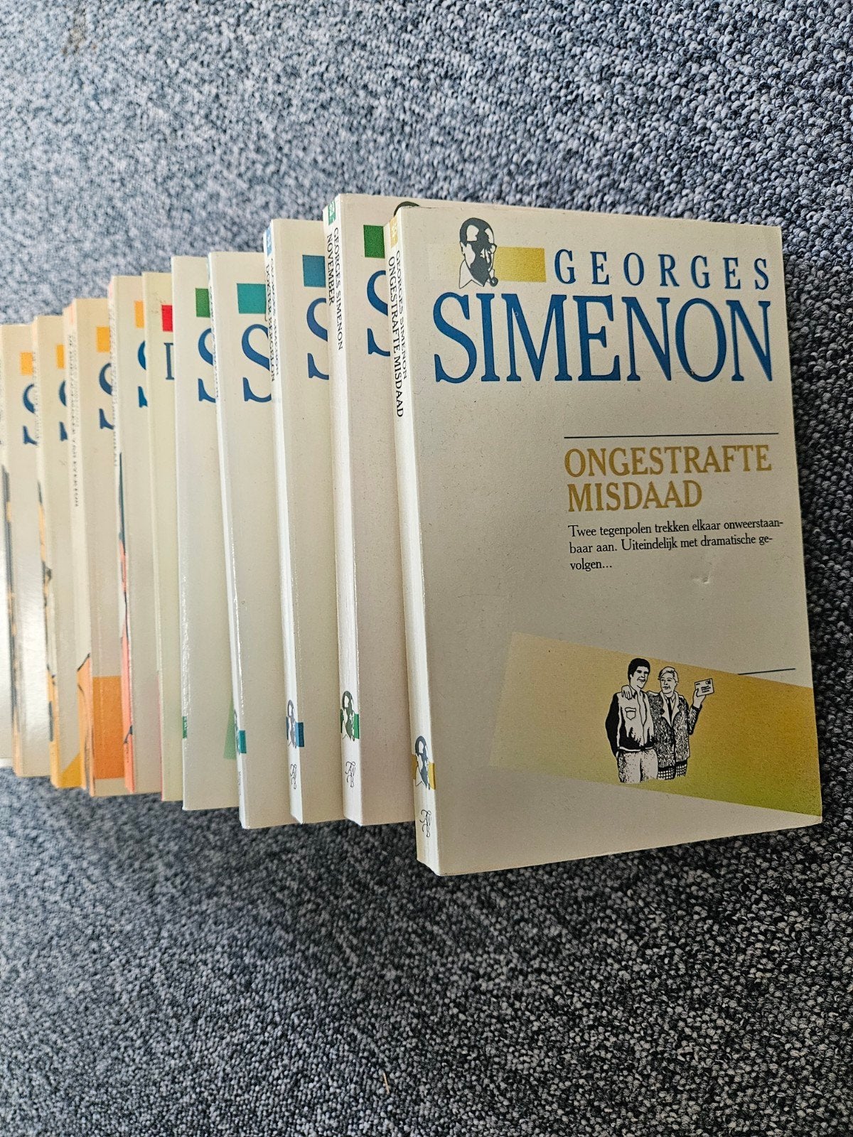 Georges Simenon - Ongestrafte Misdaad (14 stuks), Ophalen, Gelezen, Georges Simenon