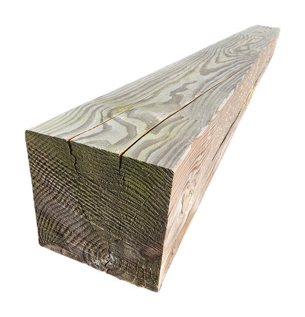 1 Douglas balk / paal - 24x24 cm / Rustiek - nr: TB61, Ophalen, 250 cm of meer, Balken