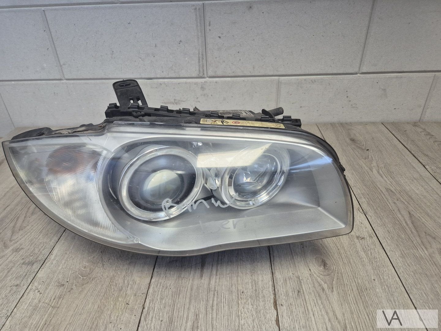 Koplamp XENON rechts van BMW 1 serie E87 2004 - 2008 7180832, Gebruikt, -, -, Ophalen of Verzenden