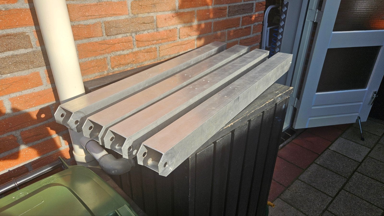 aluminium profielen 60x60x2, Ophalen of Verzenden, Gebruikt, Aluminium