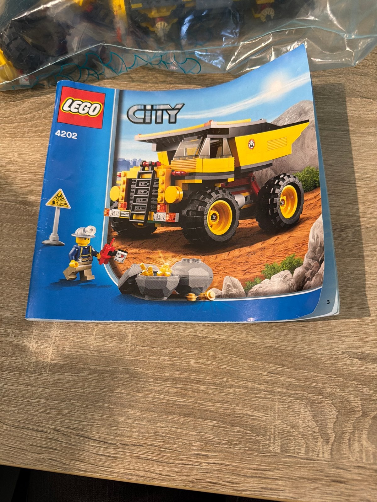 Lego City 4202 Mijnbouw Vrachtwagen met instructies, Kinderen en Baby's, Lego, Ophalen of Verzenden, Compleet, Complete set