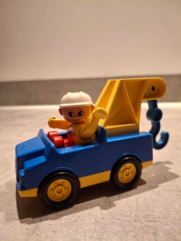 •	LEGO DUPLO Takelwagen (Set 2617 uit 1989), Gebruikt, Ophalen of Verzenden, Compleet, Duplo