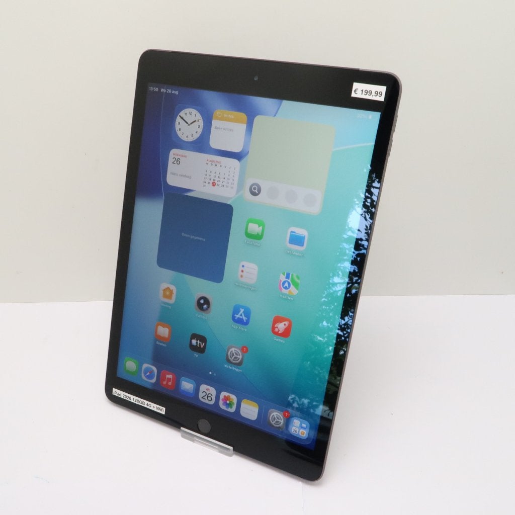 iPad 2020 8th Gen 128GB 4G + Wifi | in Nette Staat, Apple, Zo goed als nieuw, Support@apple.com, One Apple Park Way
Cupertino, CA 95014
United States