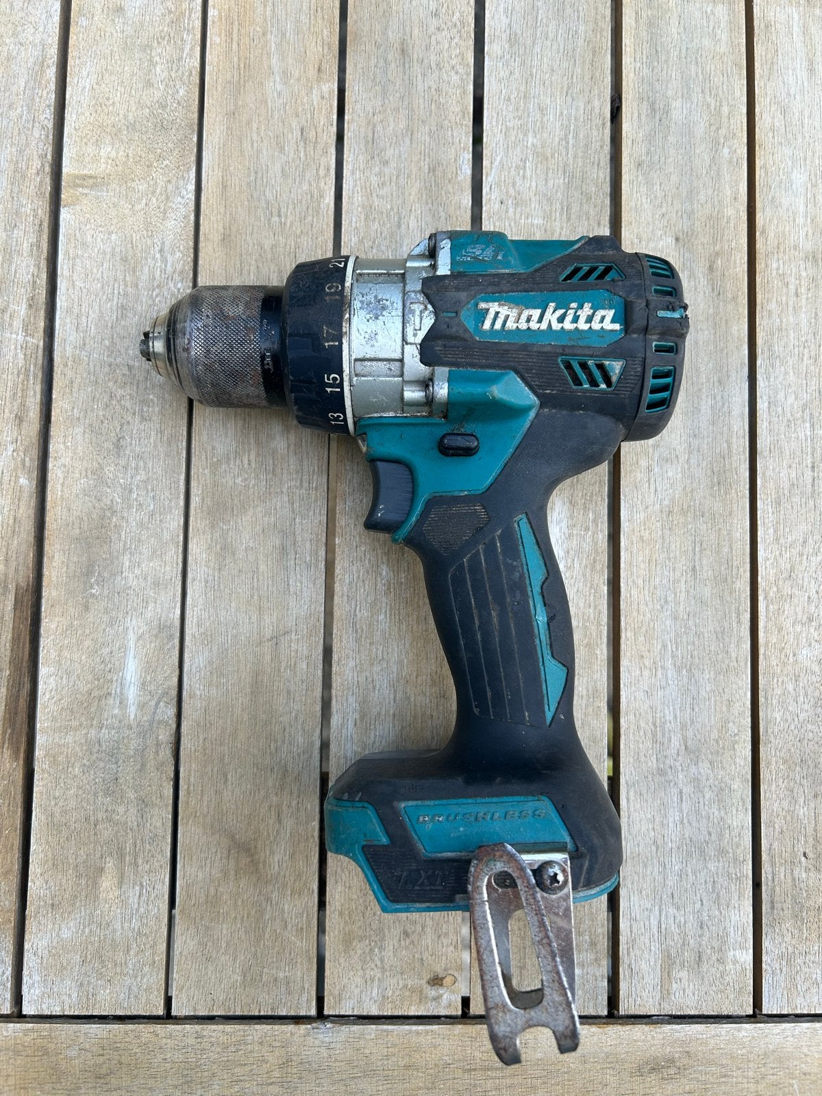Makita DHP486 18V, Doe-het-zelf en Verbouw, Ophalen, Boor- en Schroefmachine, Klopboormechanisme, Gebruikt