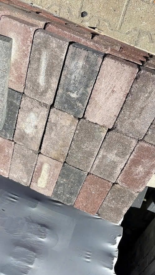 BKK stonique trommel 6 cm oud Emmen 37m2, Klinkers, Nieuw, Ophalen of Verzenden, 10 m² of meer