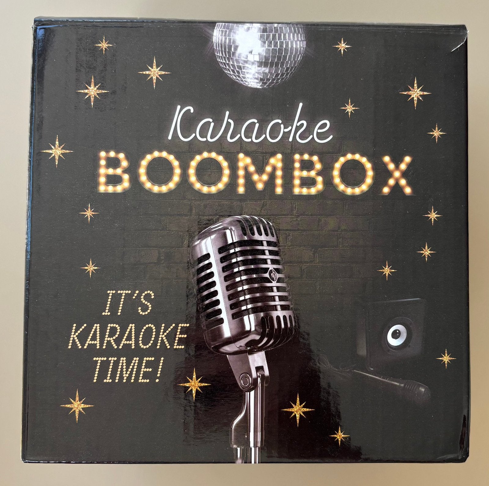 Karaoke Boombox, Ophalen of Verzenden, Zo goed als nieuw, Complete set