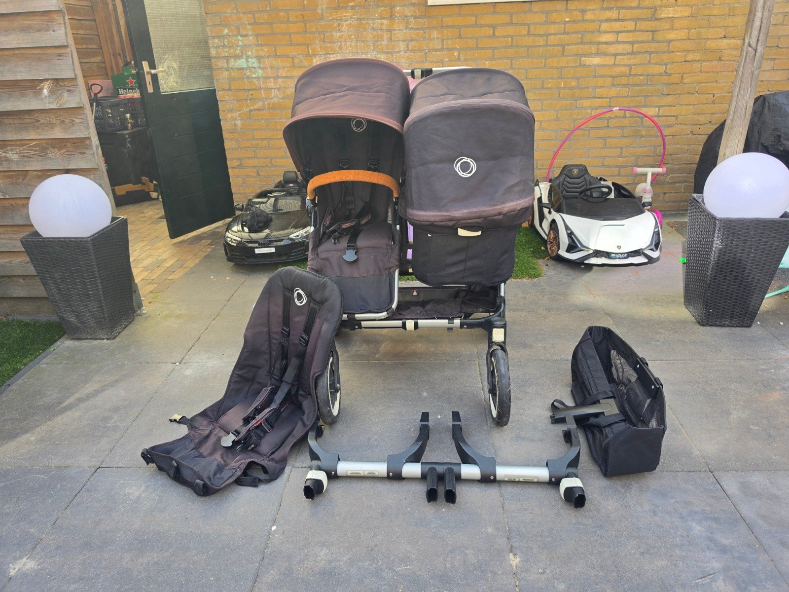 Bugaboo Donkey Duowagen - Compleet met accessoires, Ophalen of Verzenden, Gebruikt, Bugaboo, Duowagen