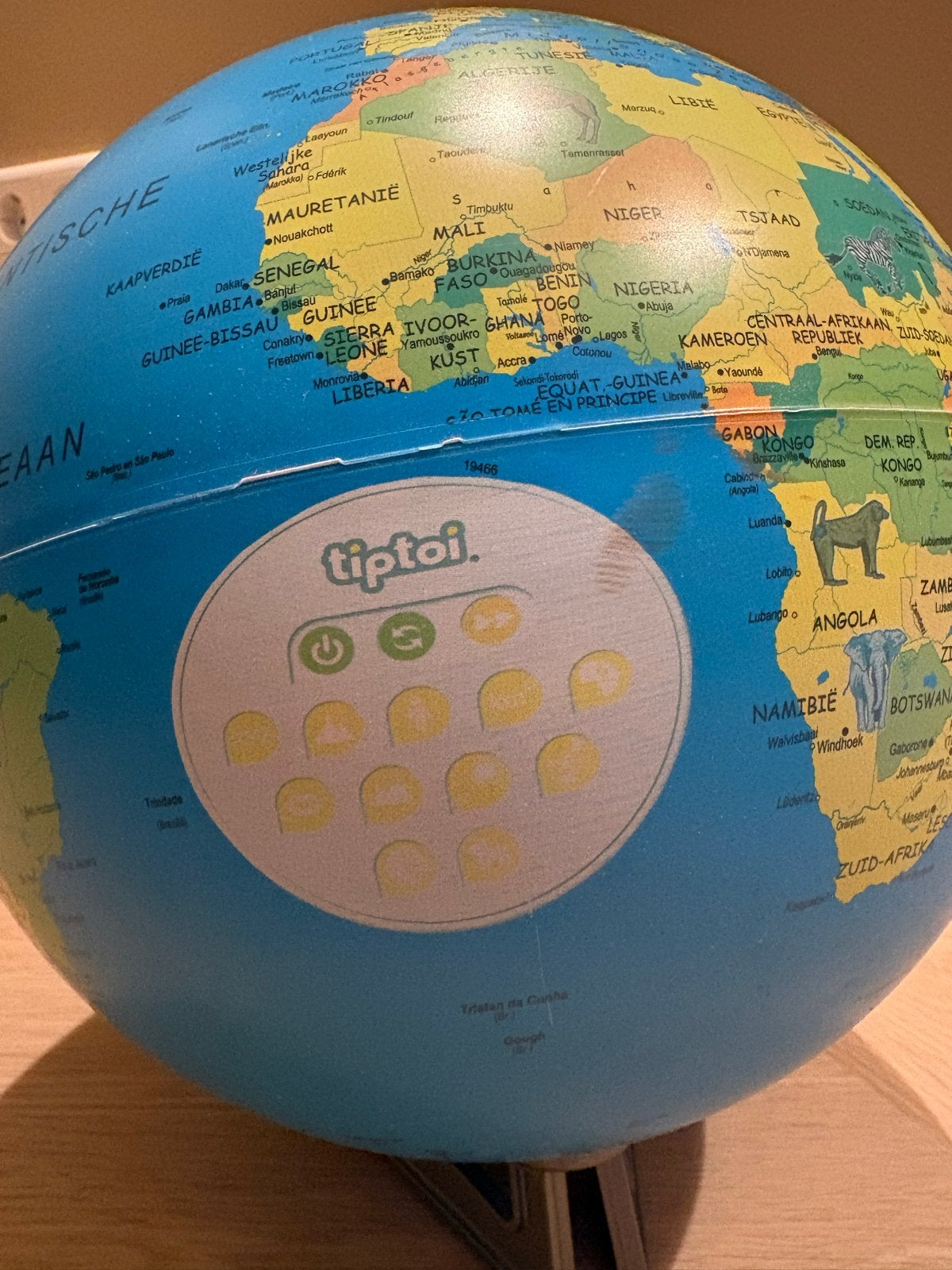 Tiptoi Wereldbol - Interactieve Educatieve Globe, Ophalen of Verzenden, Zo goed als nieuw