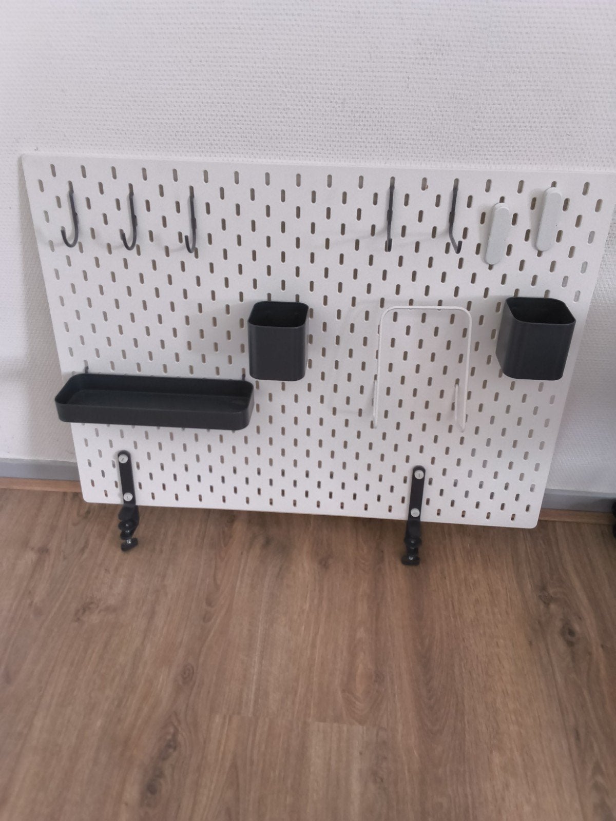 IKEA Skadis ophangbord met accessoires, Ophalen, Hout, Zo goed als nieuw, Modern