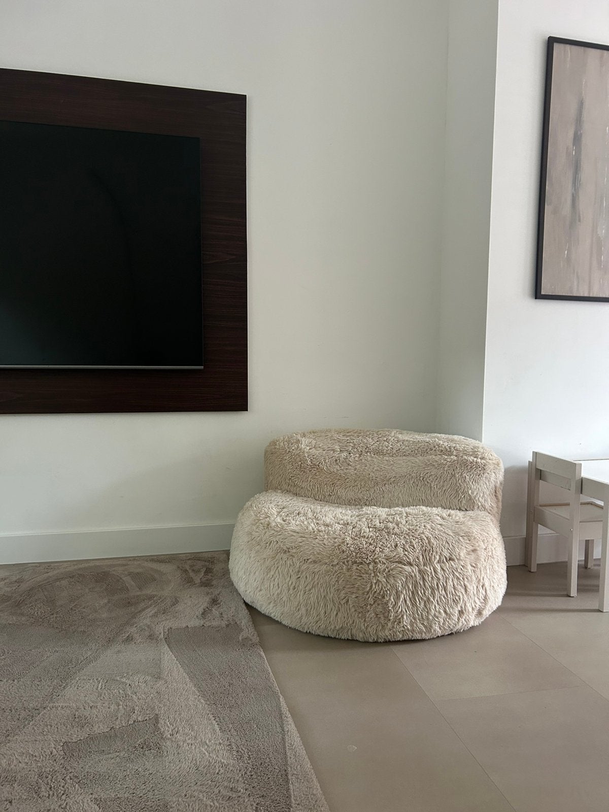 Super zachte Fauteuil/ Loveseat, Ophalen, Zo goed als nieuw, Rechthoekig