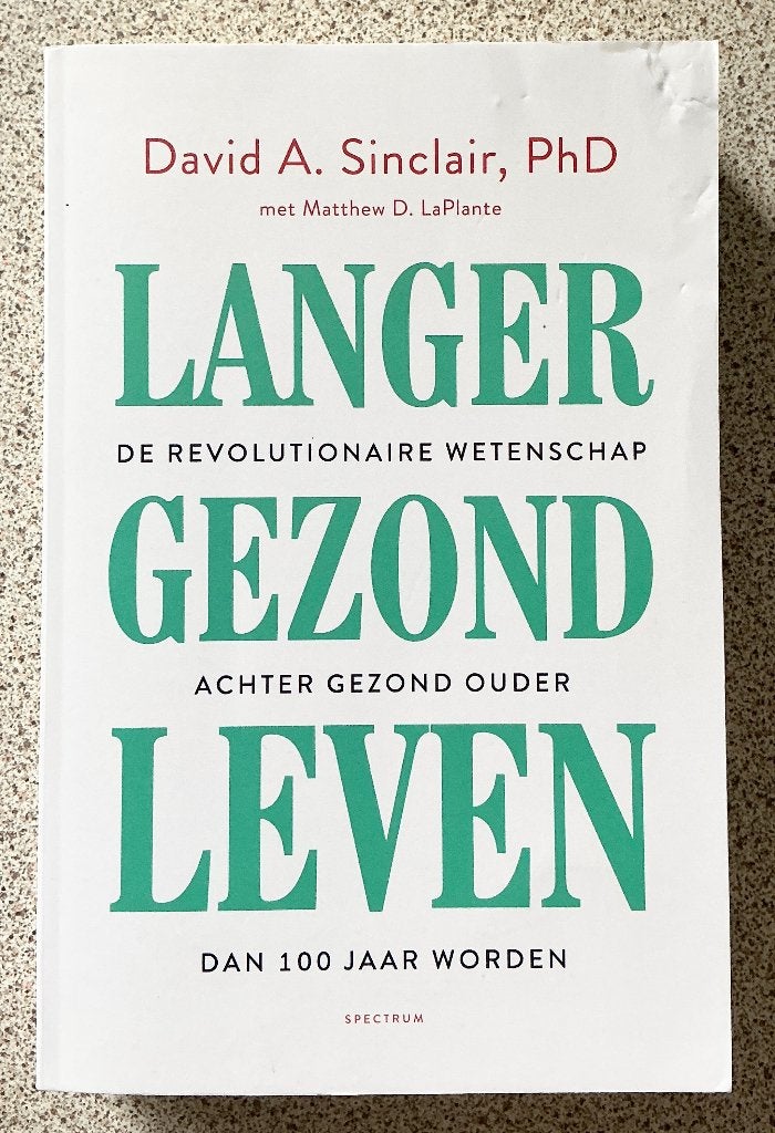 Langer gezond leven - David Sinclair, Ophalen of Verzenden, Gelezen, Gezondheid en Conditie, David Sinclair