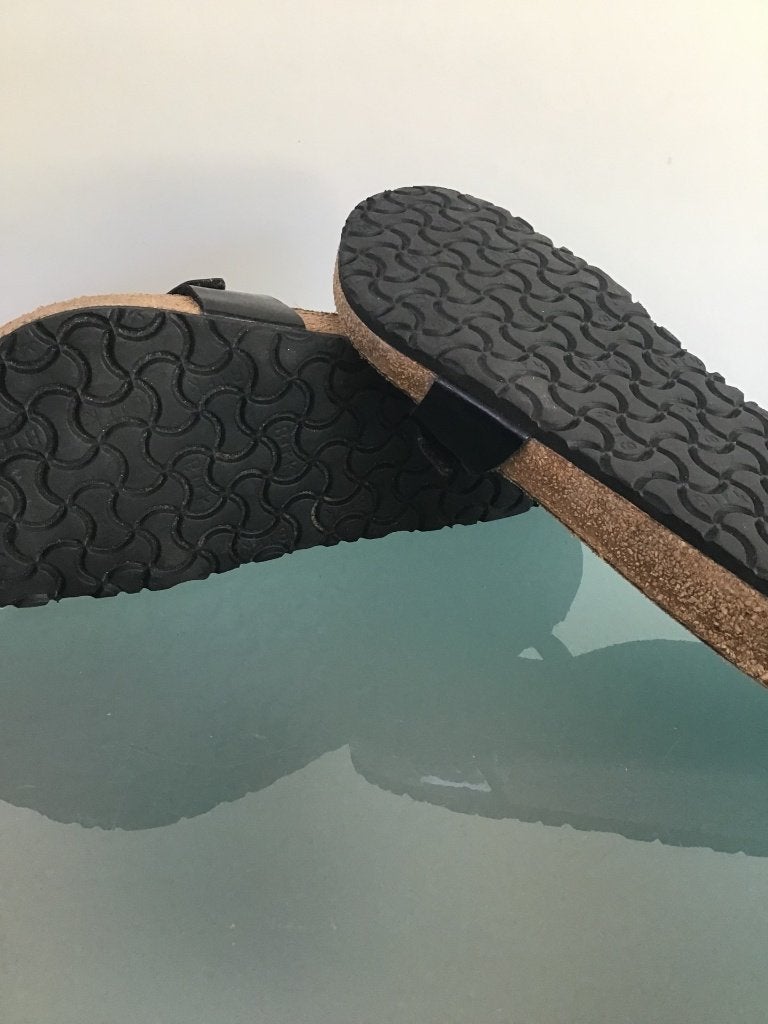 Birkenstock 41 Piazza | zwart | slippers | Gratis verzenden, Kleding | Dames, Schoenen, Slippers, Verzenden, Zwart, Zo goed als nieuw