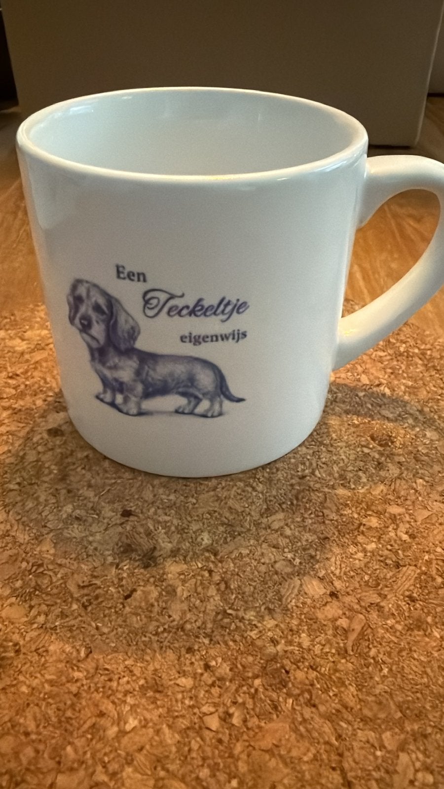 Mok met een teckeltje, Ophalen of Verzenden, Zo goed als nieuw