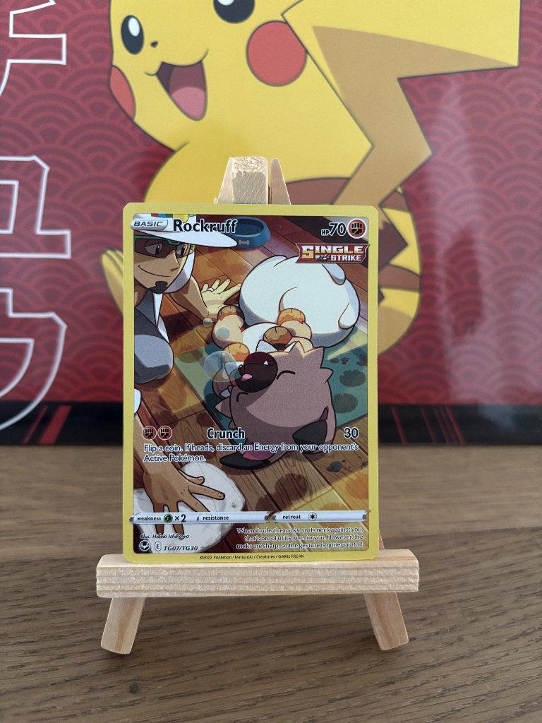 Rockruff TG07/TG30 - Pokémonkaart, Ophalen of Verzenden, Zo goed als nieuw, Losse kaart