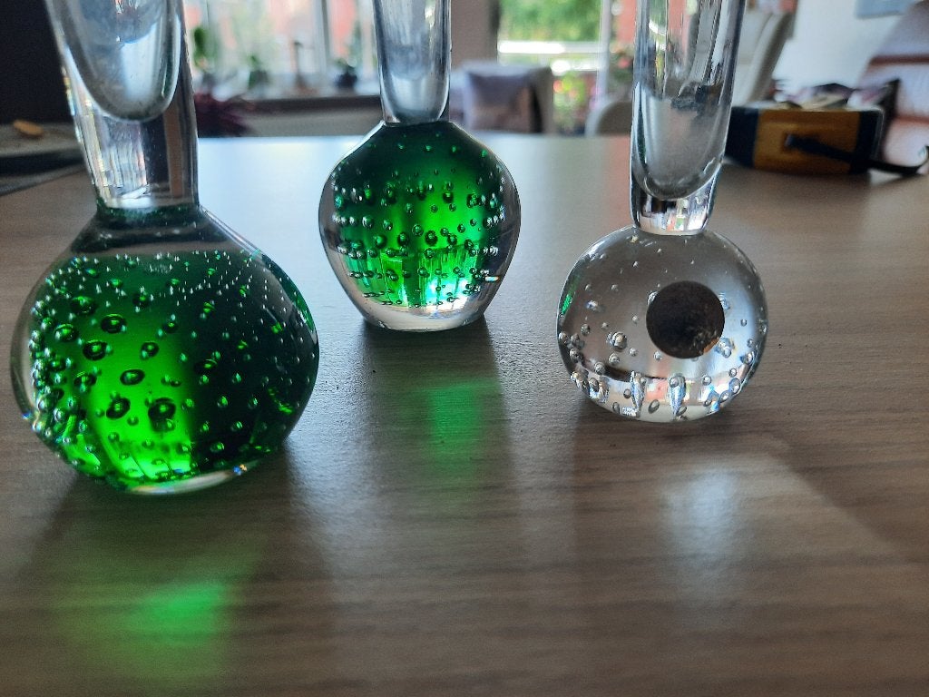 Spijkerglas vaasjes, Ophalen of Verzenden