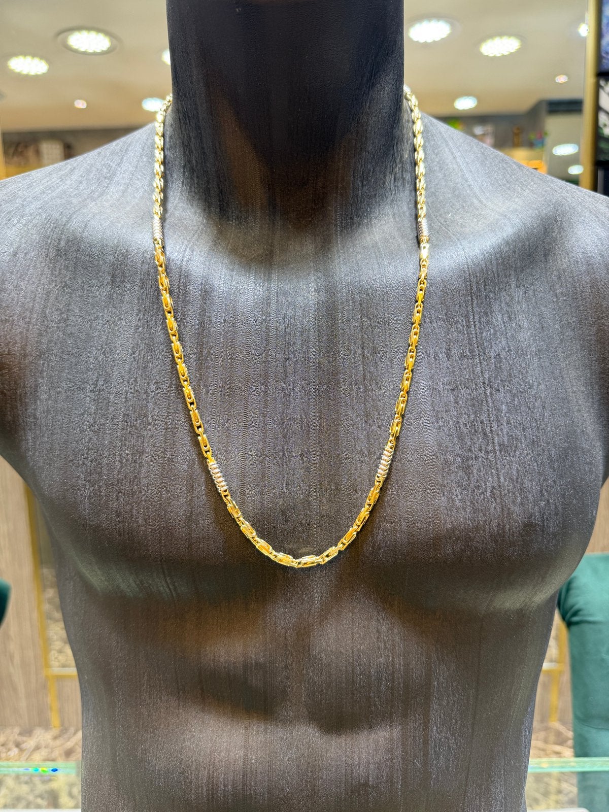 14KT Goud - 57.34 Gram - Ketting -MONTE CARLO - Herenketting, Sieraden, Tassen en Uiterlijk, Kettingen, Ophalen, Nieuw, Goud