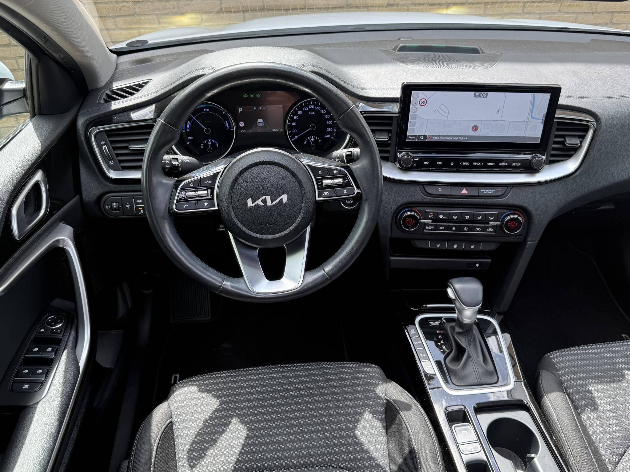 Kia Ceed Sportswagon 1.6 GDI PHEV DynamicPlusLine |Facelift, Auto's, Stof, Gebruikt, Wit, Plug-in hybride