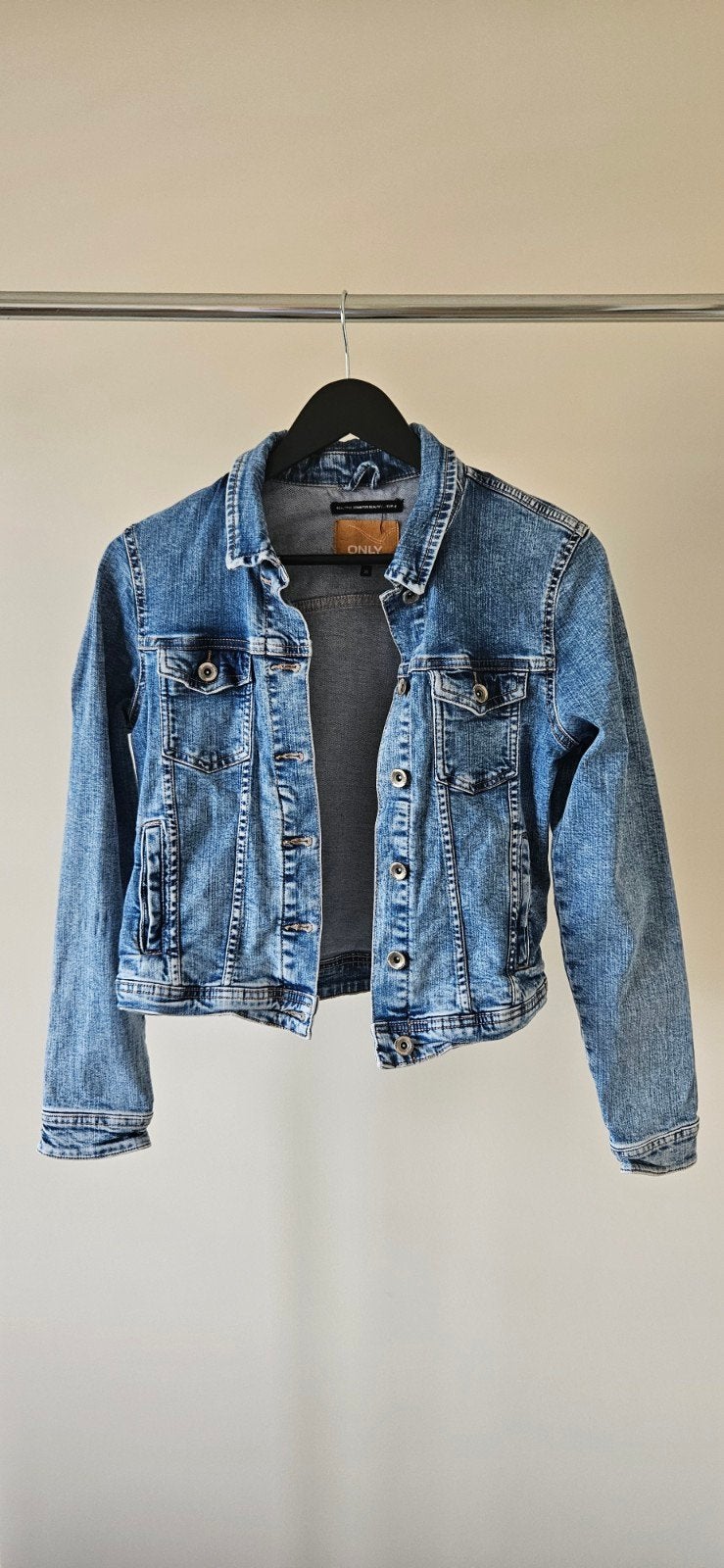 Blauw spijkerjasje, Kleding | Dames, Only, Blauw, Ophalen of Verzenden, Zo goed als nieuw
