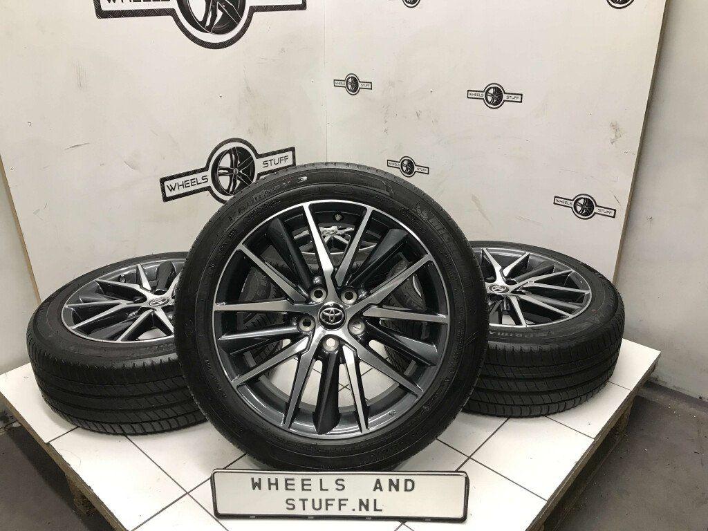 Orig Toyota C-HR lichtmetaal velgen 18"inch met TPMS 5x114.3, Ophalen, Nieuw, 18 inch, Banden en Velgen