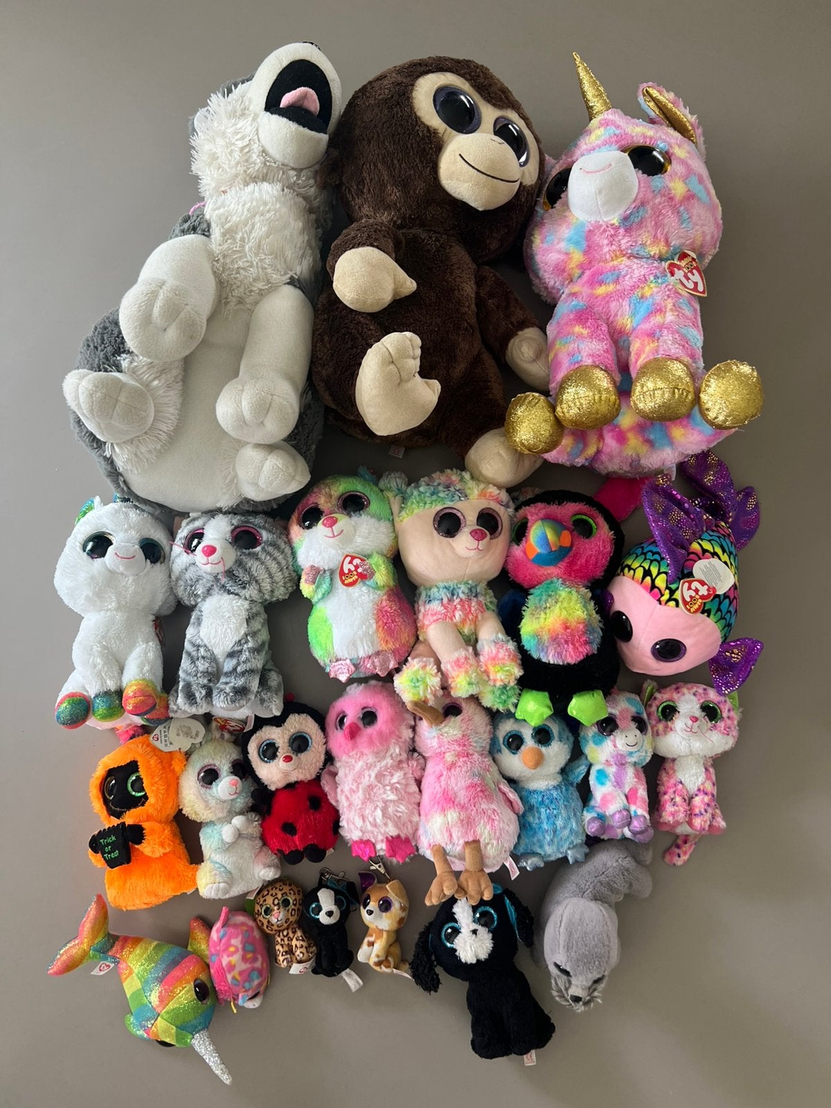 23 Knuffels Ty Beanie Boo, Kinderen en Baby's, Ophalen, Gebruikt, Overige typen