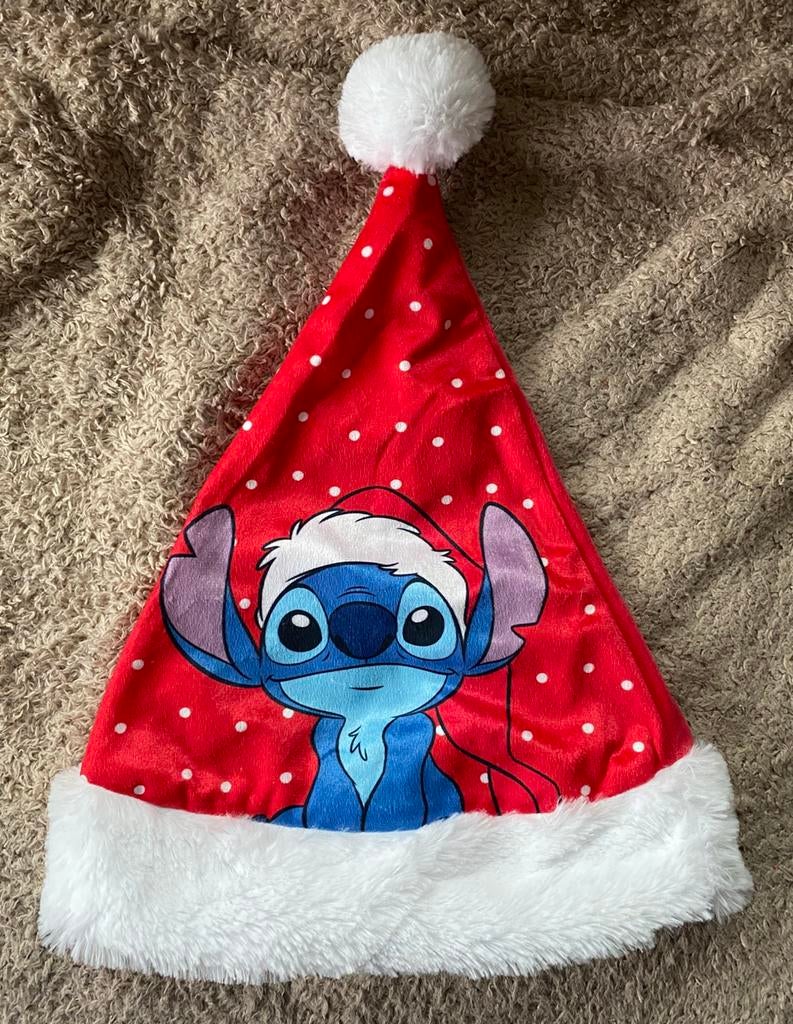 Disney Stitch Kerstmuts, Verzamelen, Disney, Ophalen of Verzenden, Zo goed als nieuw
