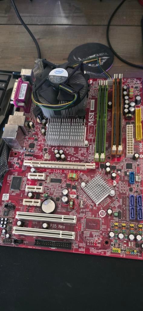 Msi P35 Neo, Computers en Software, Moederborden, Gebruikt, DDR2, ATX, Intel